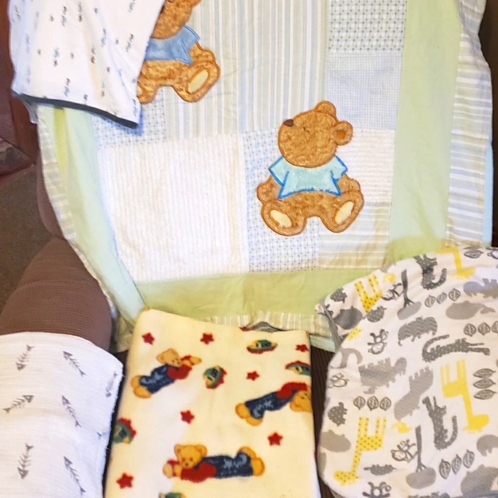 Baby .boy blankets bundle